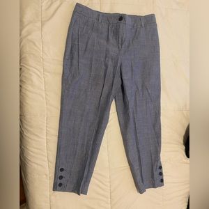 Blue petite size 6 pants